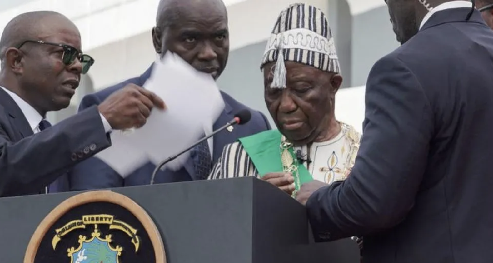 Joseph Boakai: Liberia's new president fails to end inauguration speech