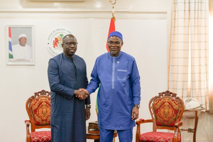  Gambia: VP Jallow Receives Executive Secretary of the Senegalo-Gambian Permanent Secretariat