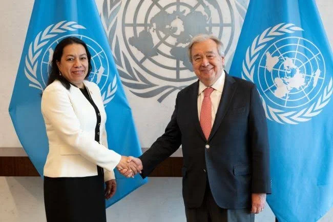 Liberia, UN Chief Candidate Hold Talks in Monrovia