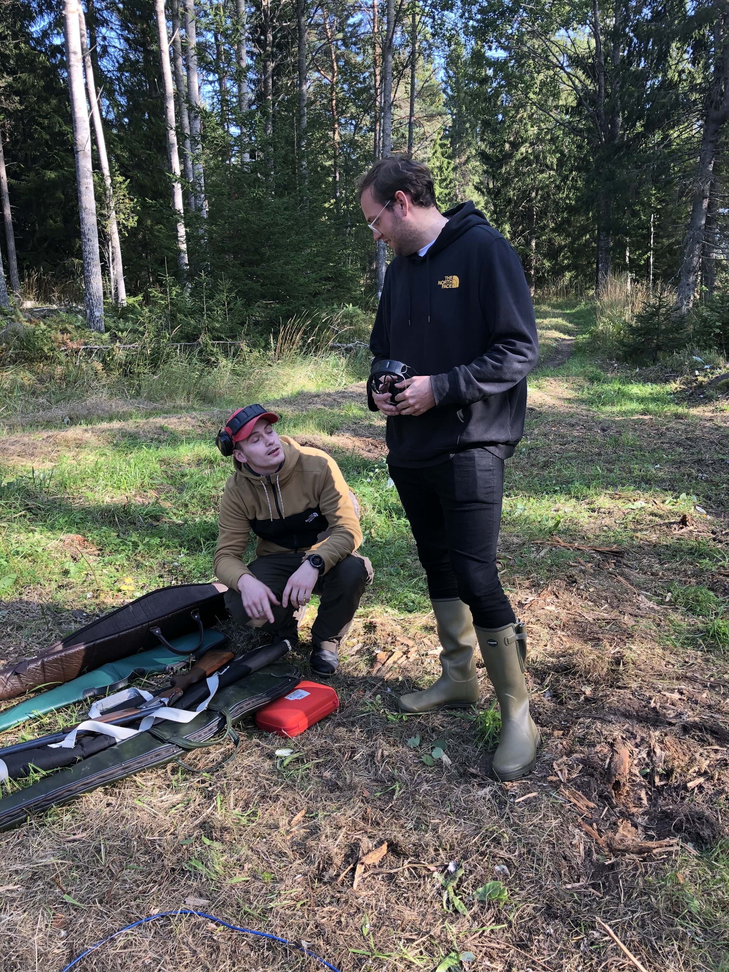 Skytteträning på egen mark