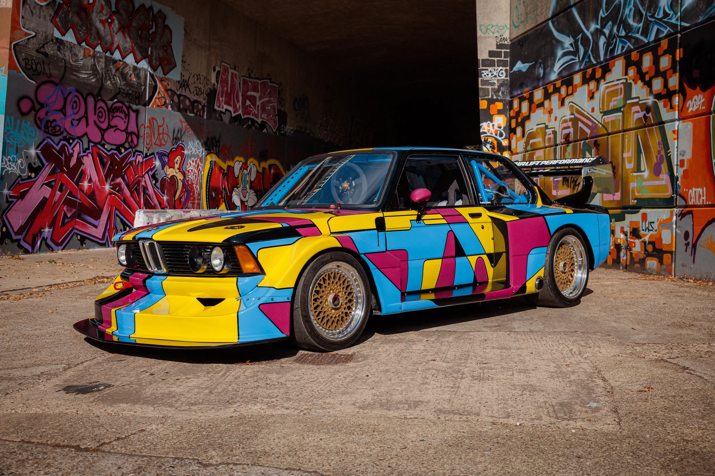 Kustom Kolors The Syrup Room Colin Ware Historics Auctioneers Historics auction BMW E21 Art Car BMW E21 Group 5 Art Car BMW Group 5 replica BMW E21 custom BMW E21 restoration BMW E21 build one off BMW bespoke BMW