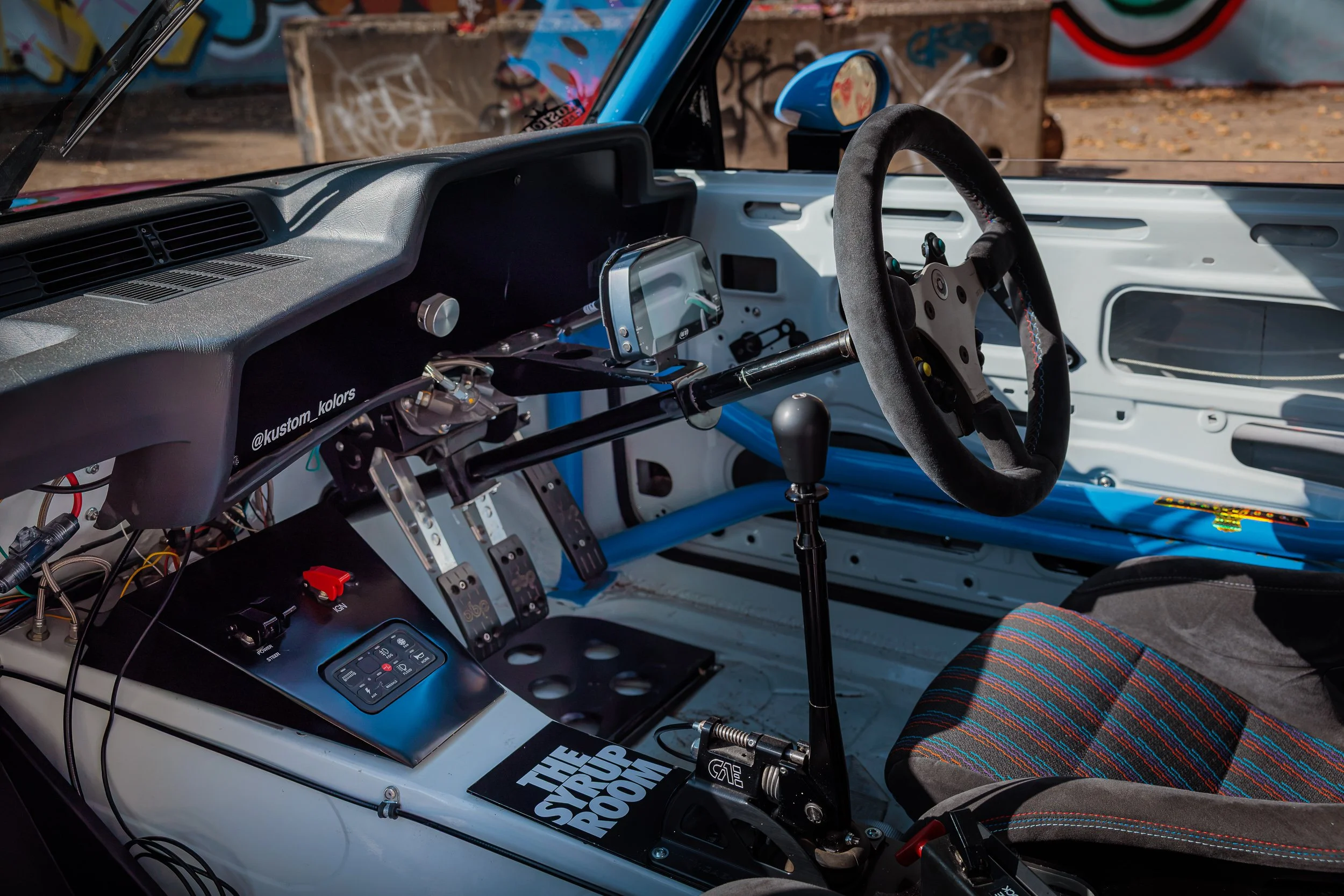 Kustom Kolors The Syrup Room Colin Ware Historics Auctioneers Historics auction BMW E21 Art Car BMW E21 Group 5 Art Car BMW Group 5 replica BMW E21 custom BMW E21 restoration BMW E21 build one off BMW bespoke BMW
