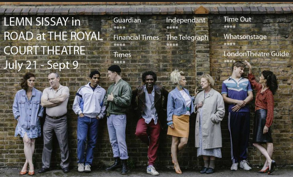 ROAD whihc Lemn played Scully at Royal COurt theatre 2019