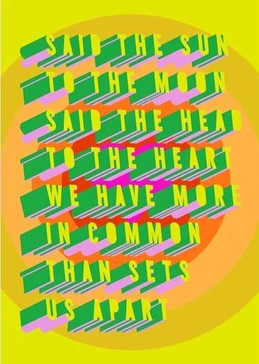 The distribution of light.