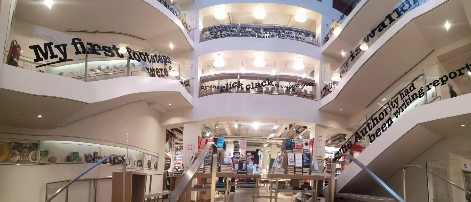 A Waterfall of Words at Foyles