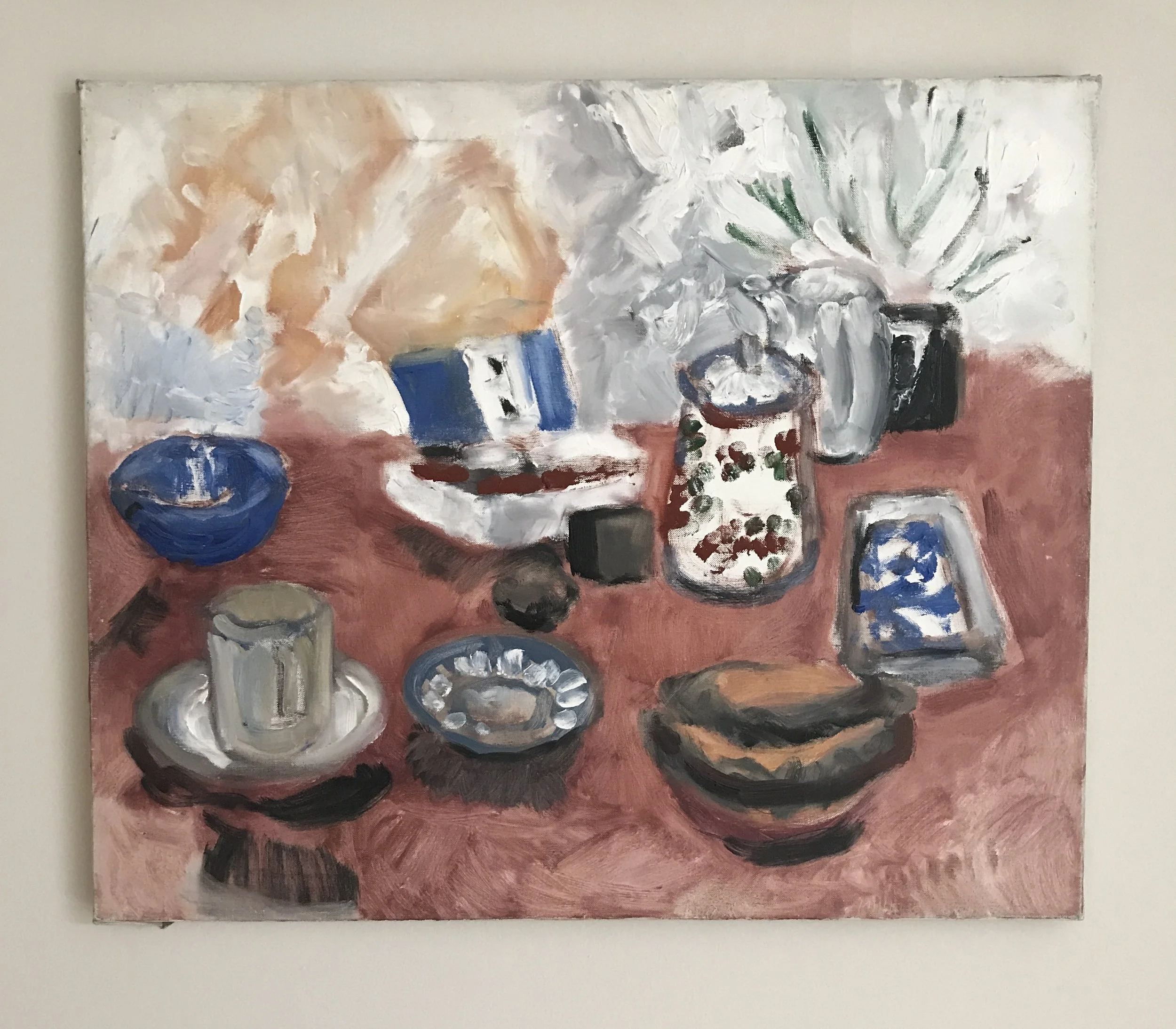 Still life oil on canvas