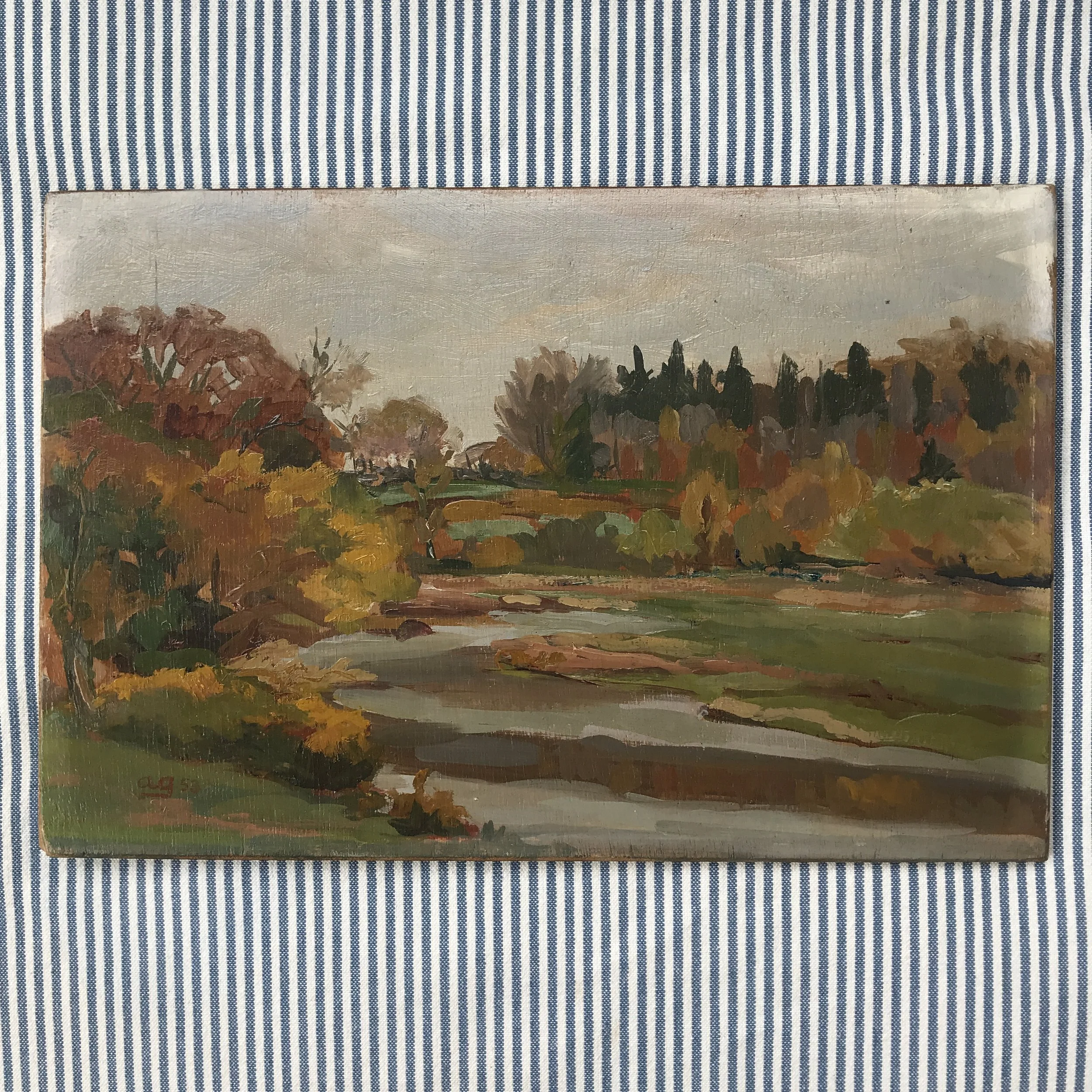 1950's autumnal landscape