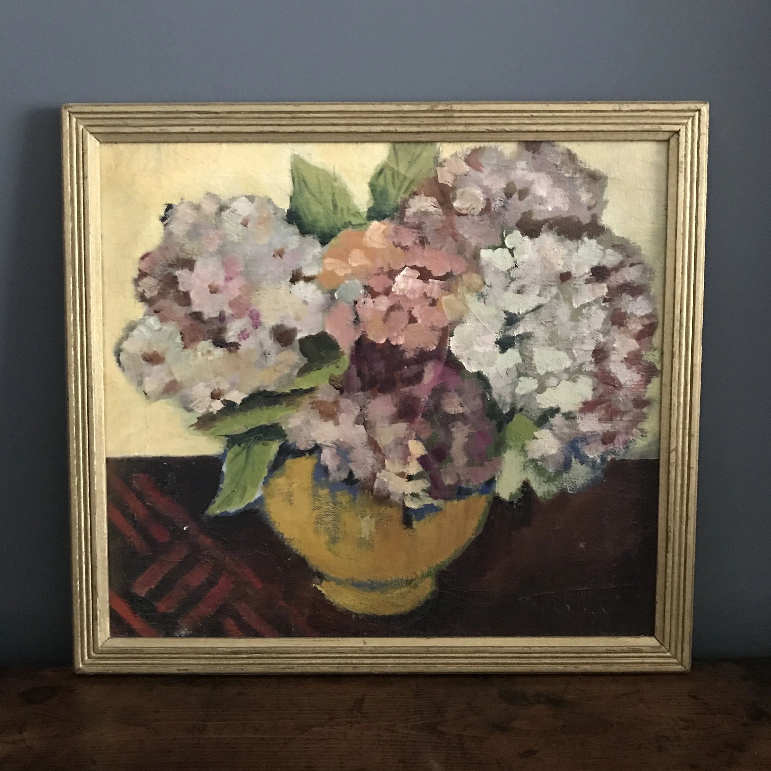 Hydrangea oil painting