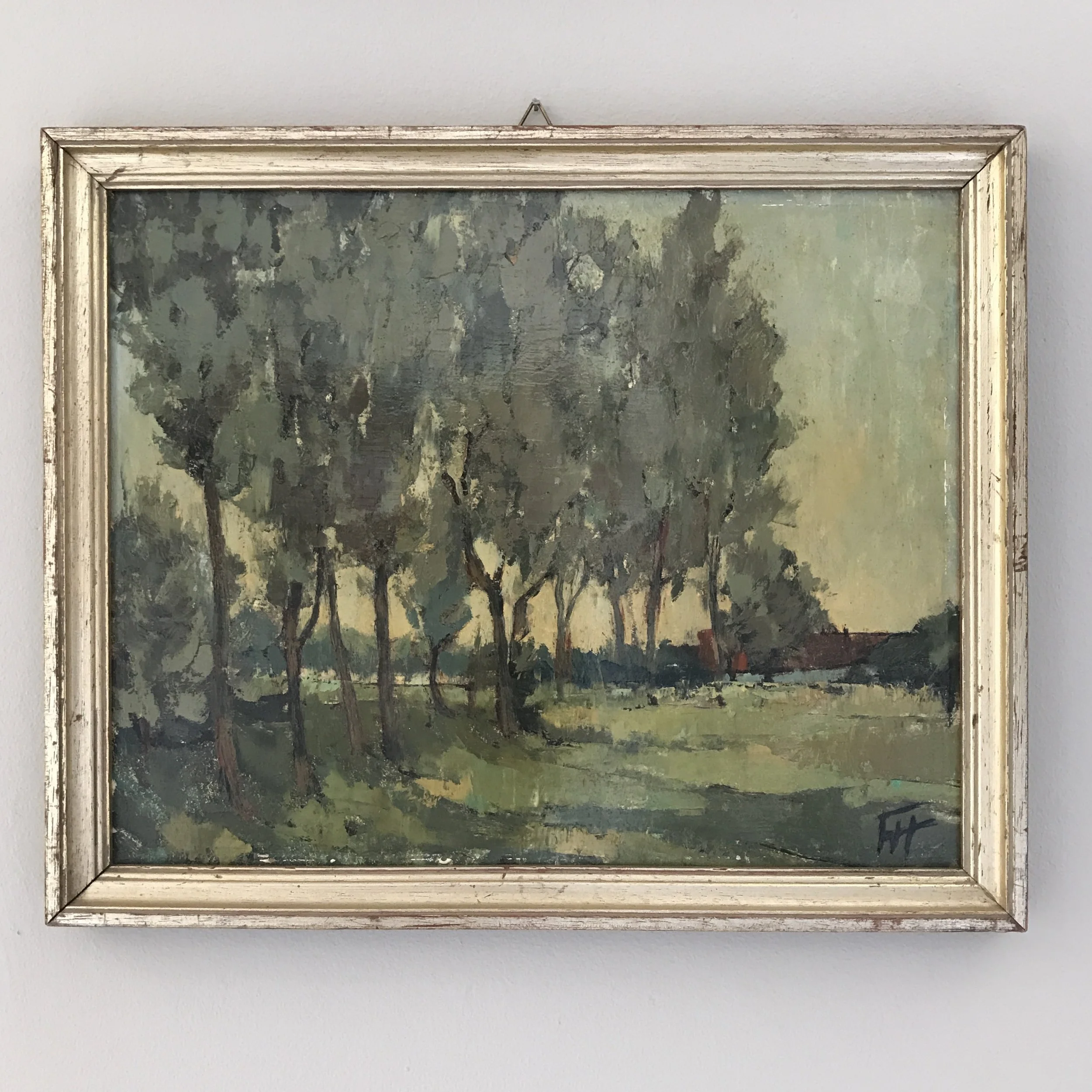 Landscape oil painting