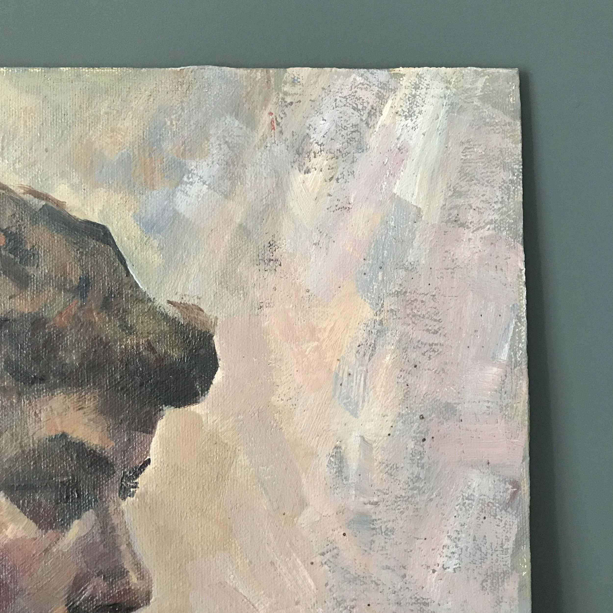 Vintage oil painting