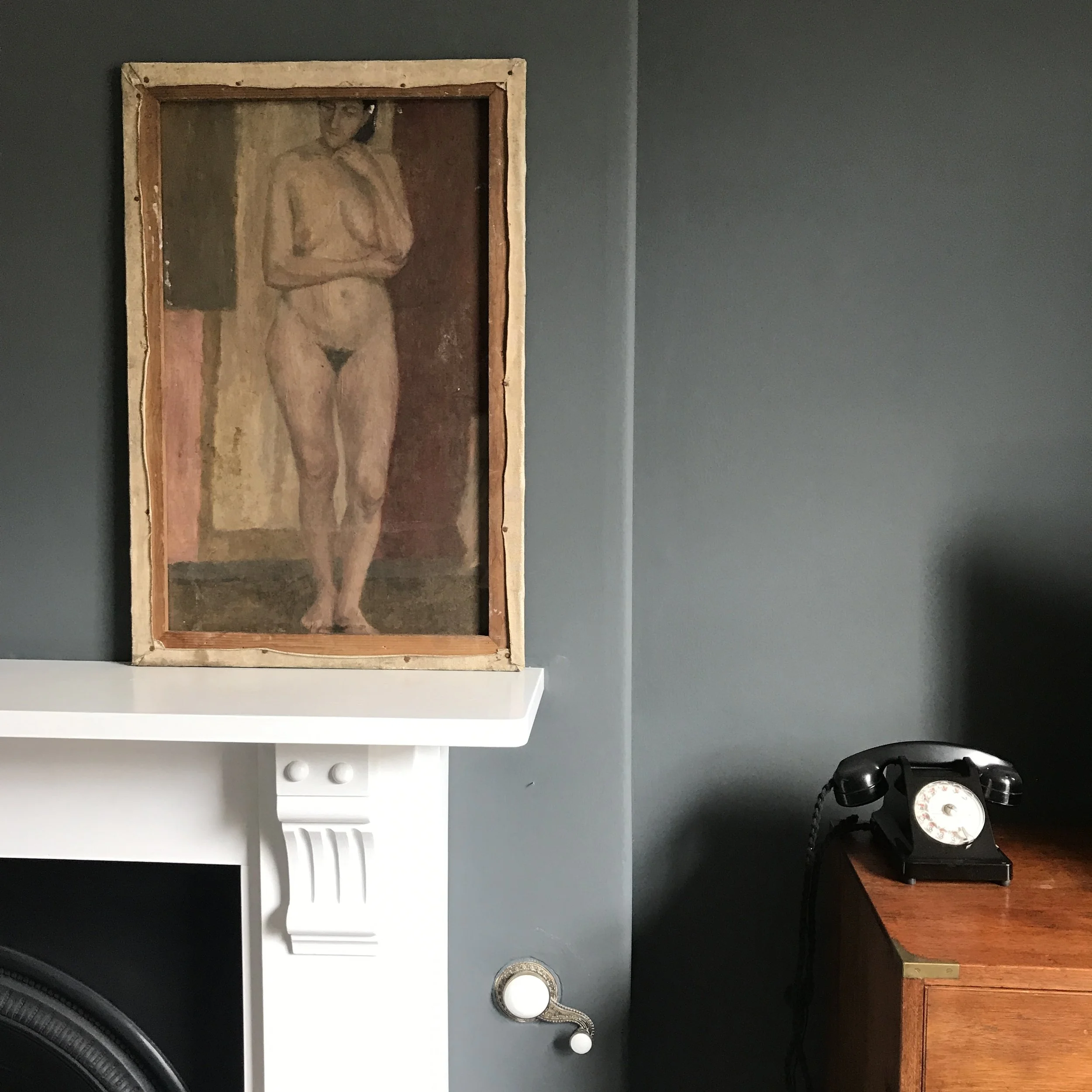 Two sided nude painting