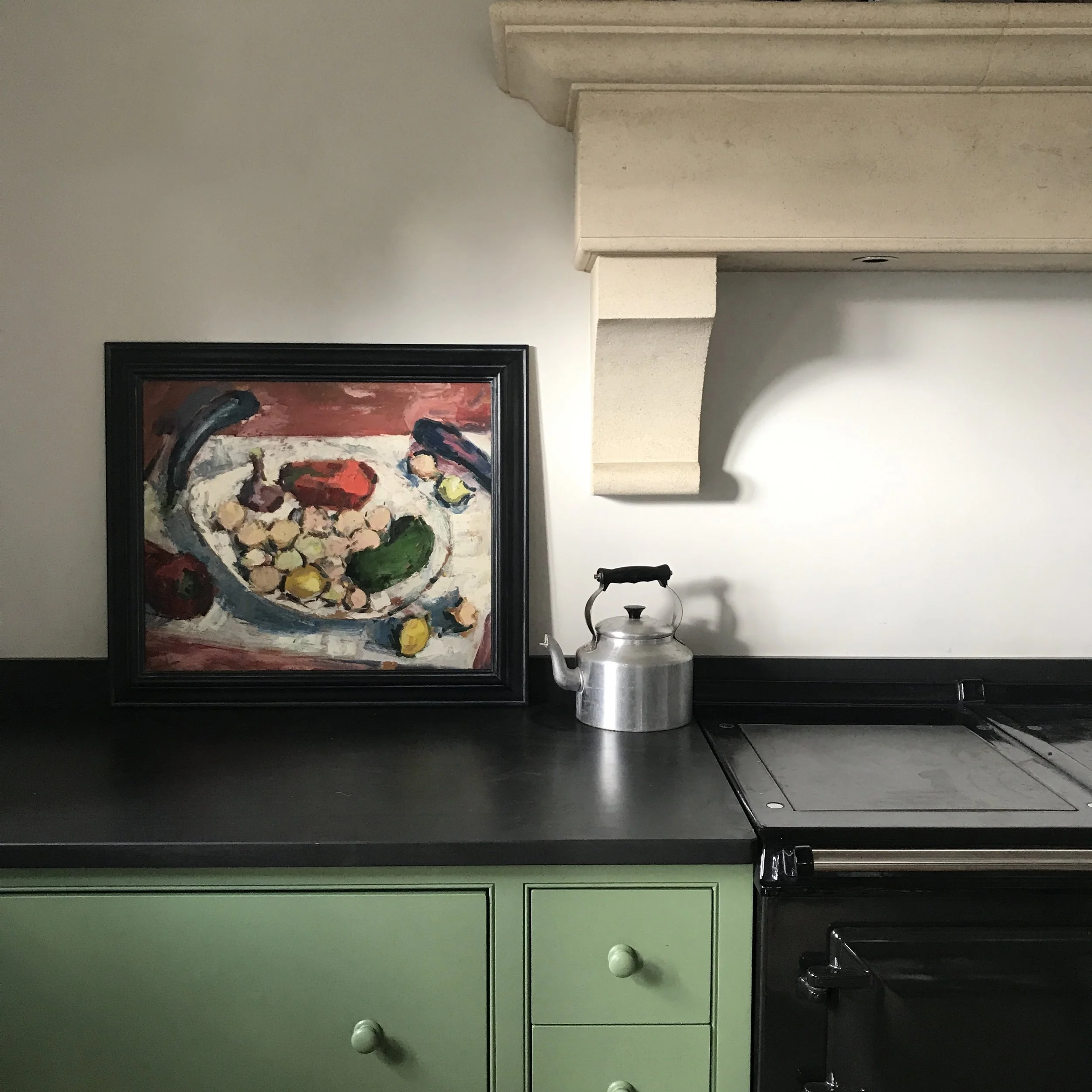 Large still life painting