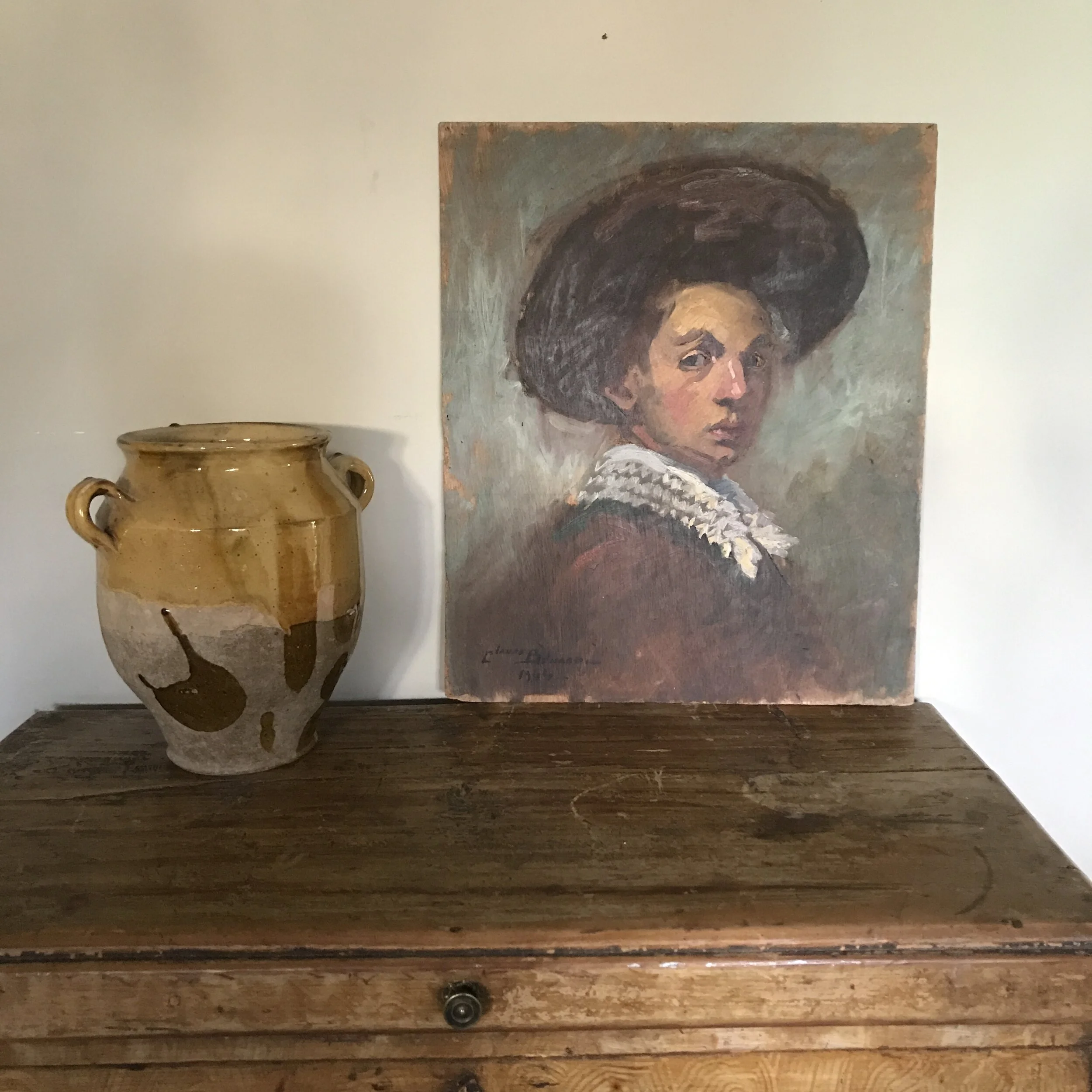 Portrait and still life