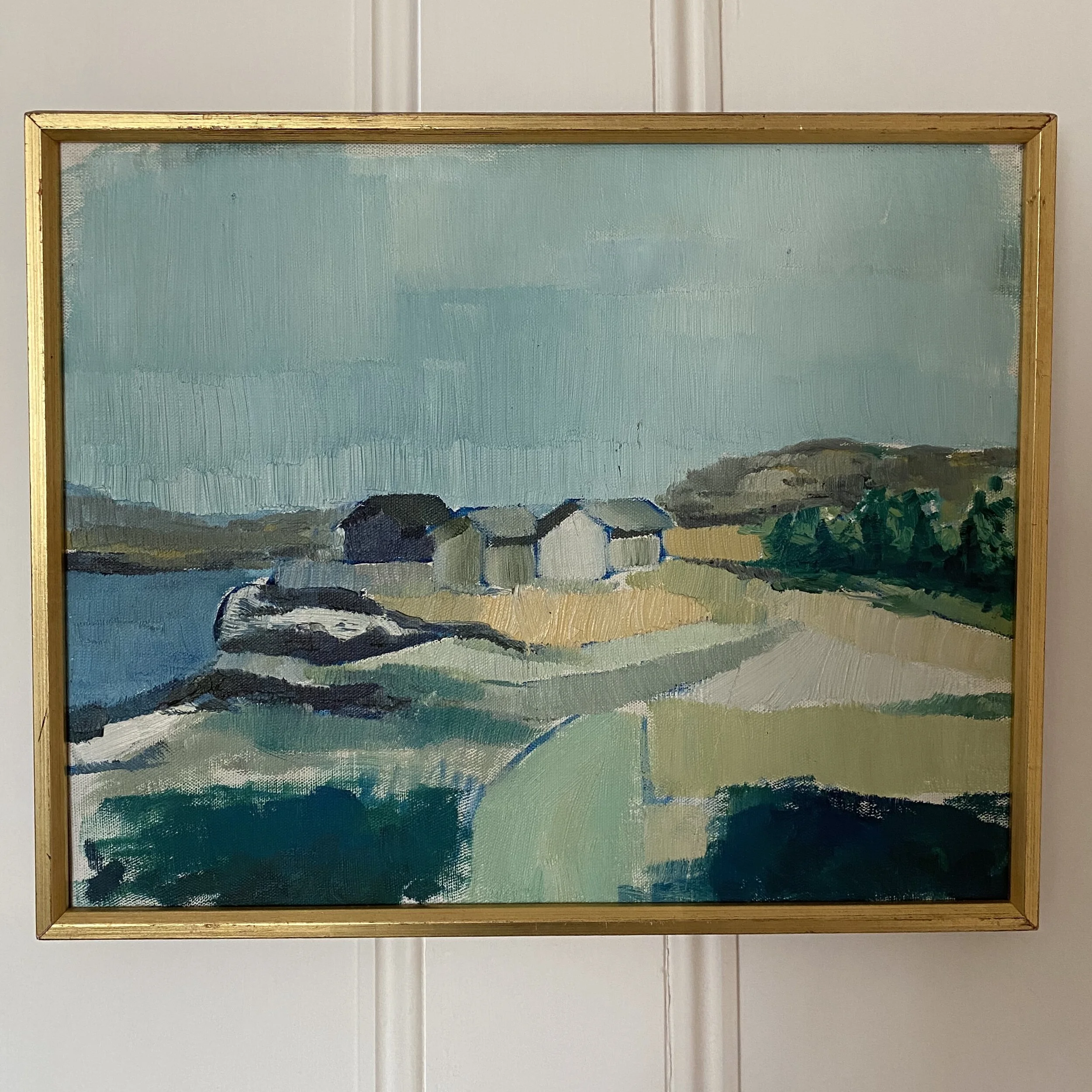 Landscape oil painting