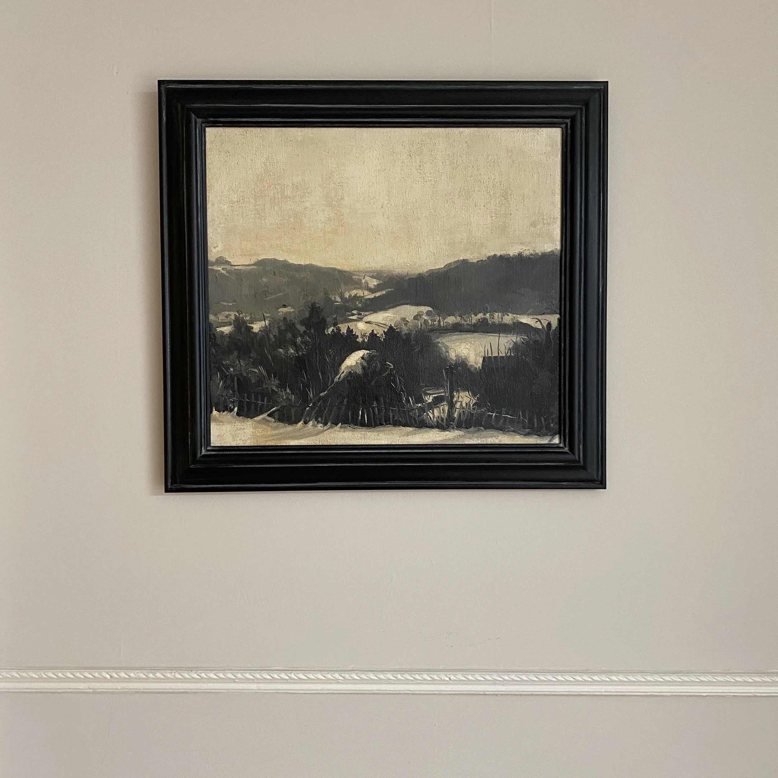 Expressive landscape painting