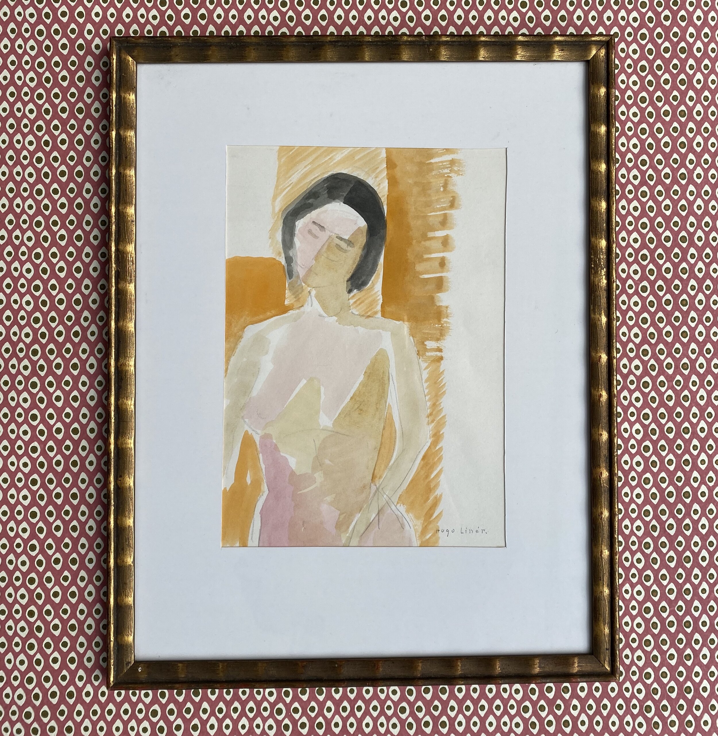 Watercolour portrait