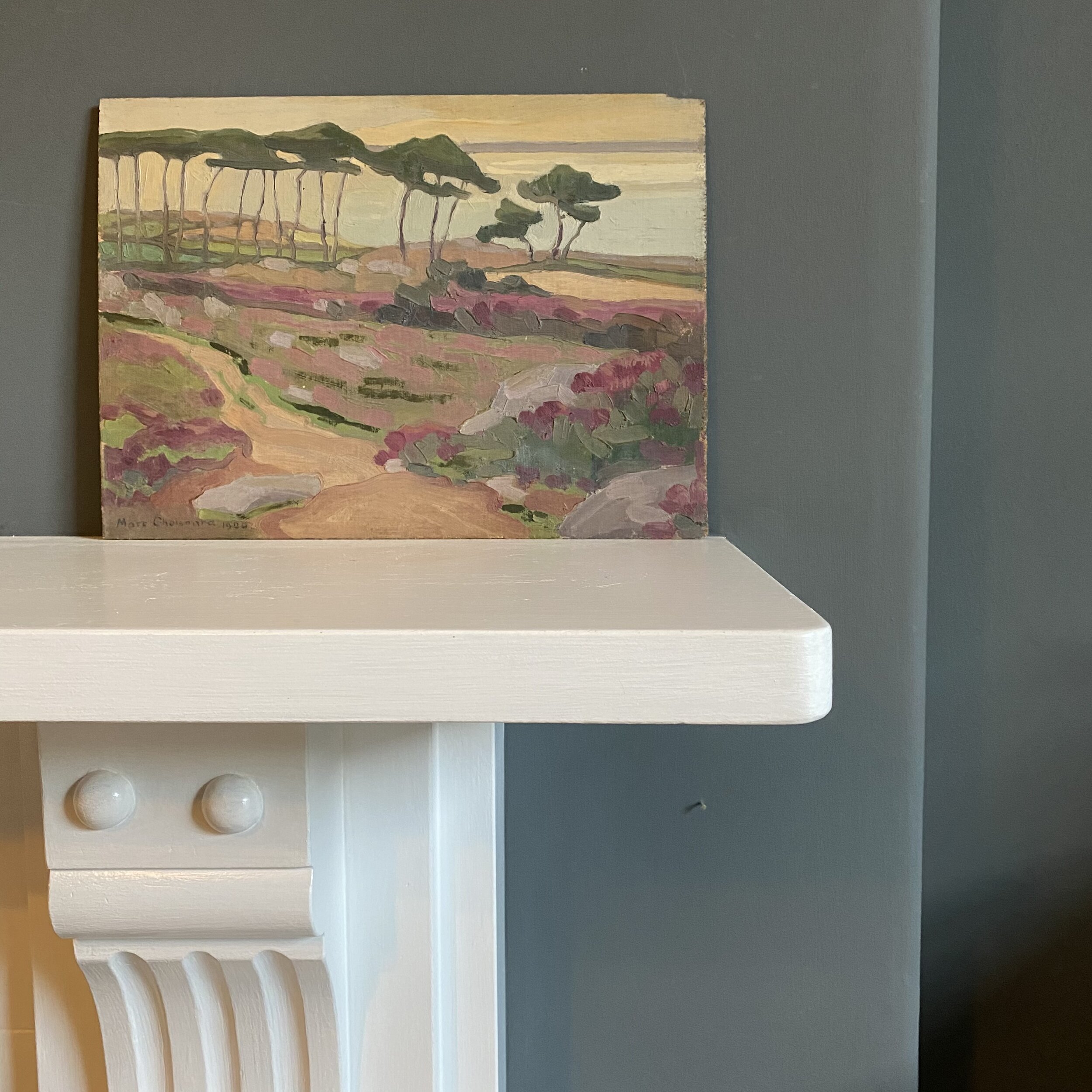 1920 French Fauvist trees