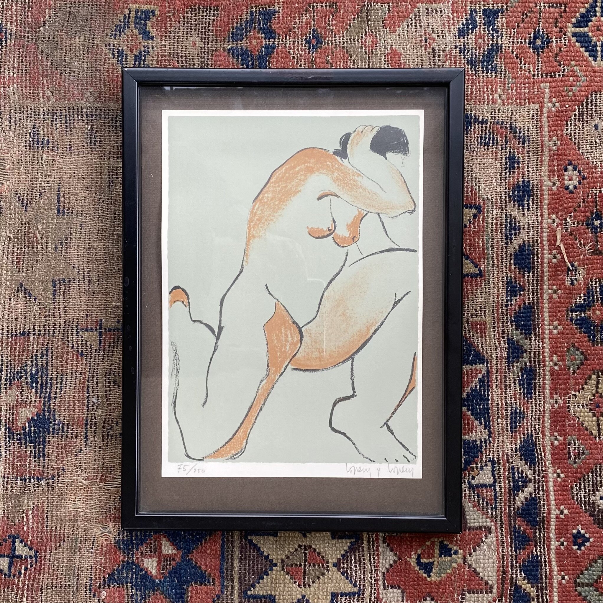 Nude lithograph