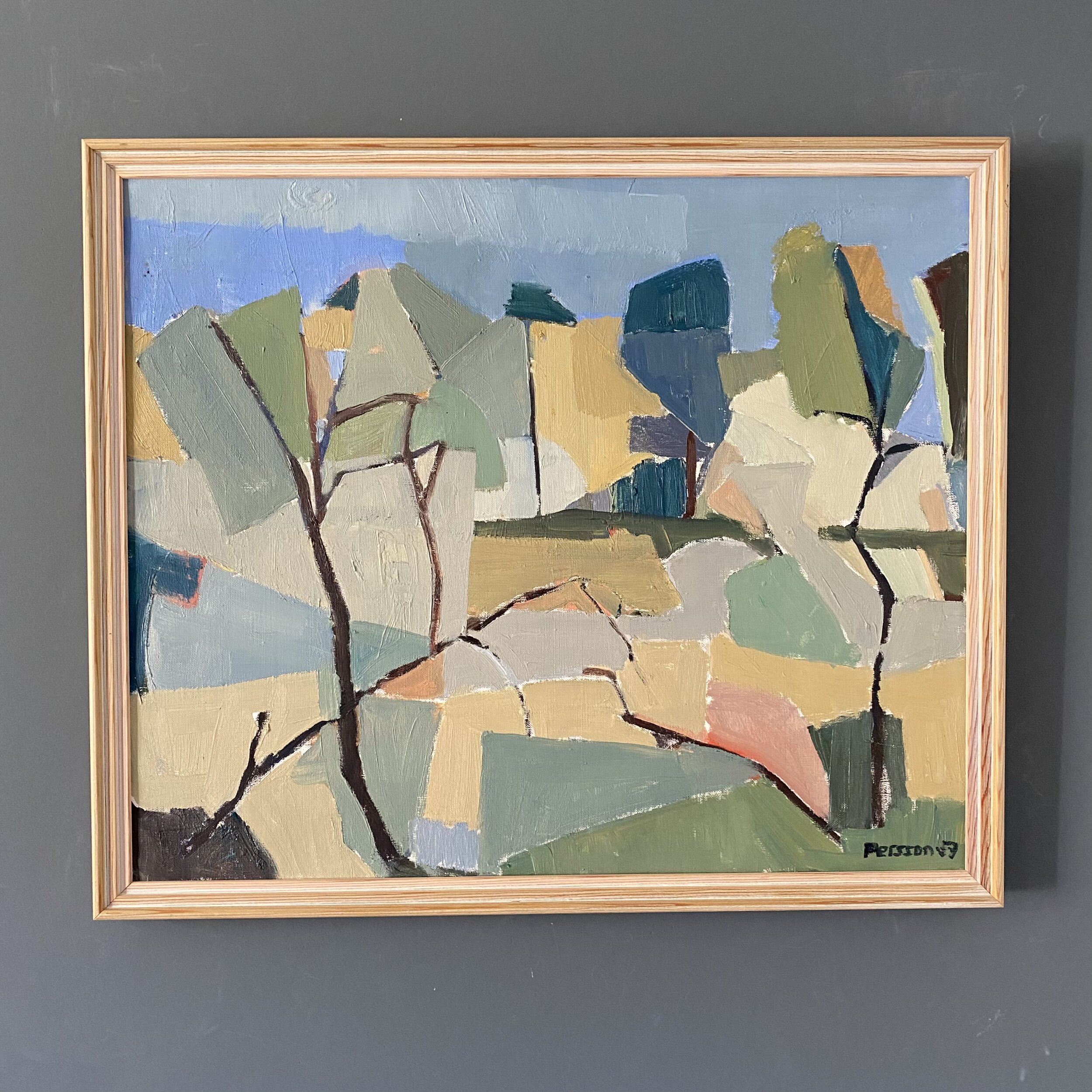 Landscape with trees