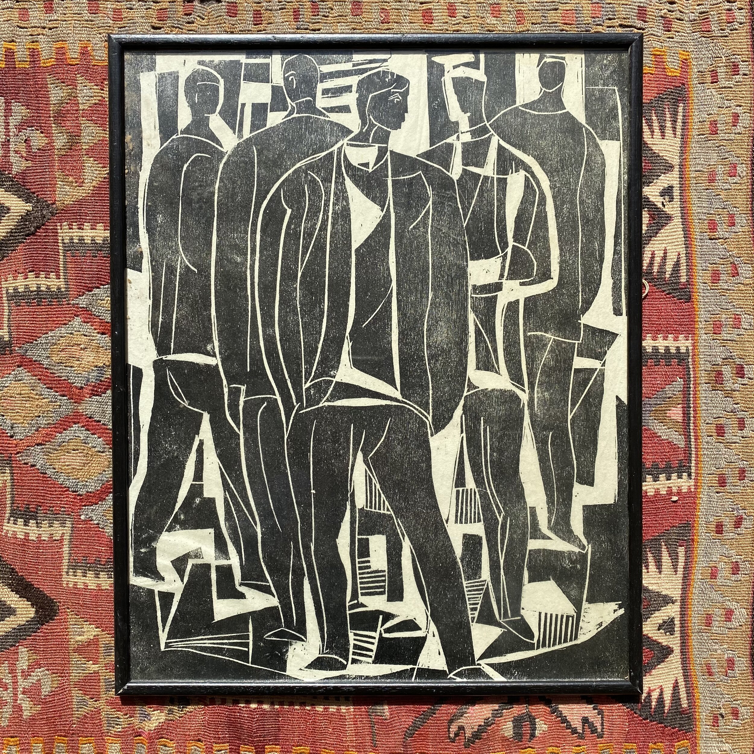 Mid Century woodcut II