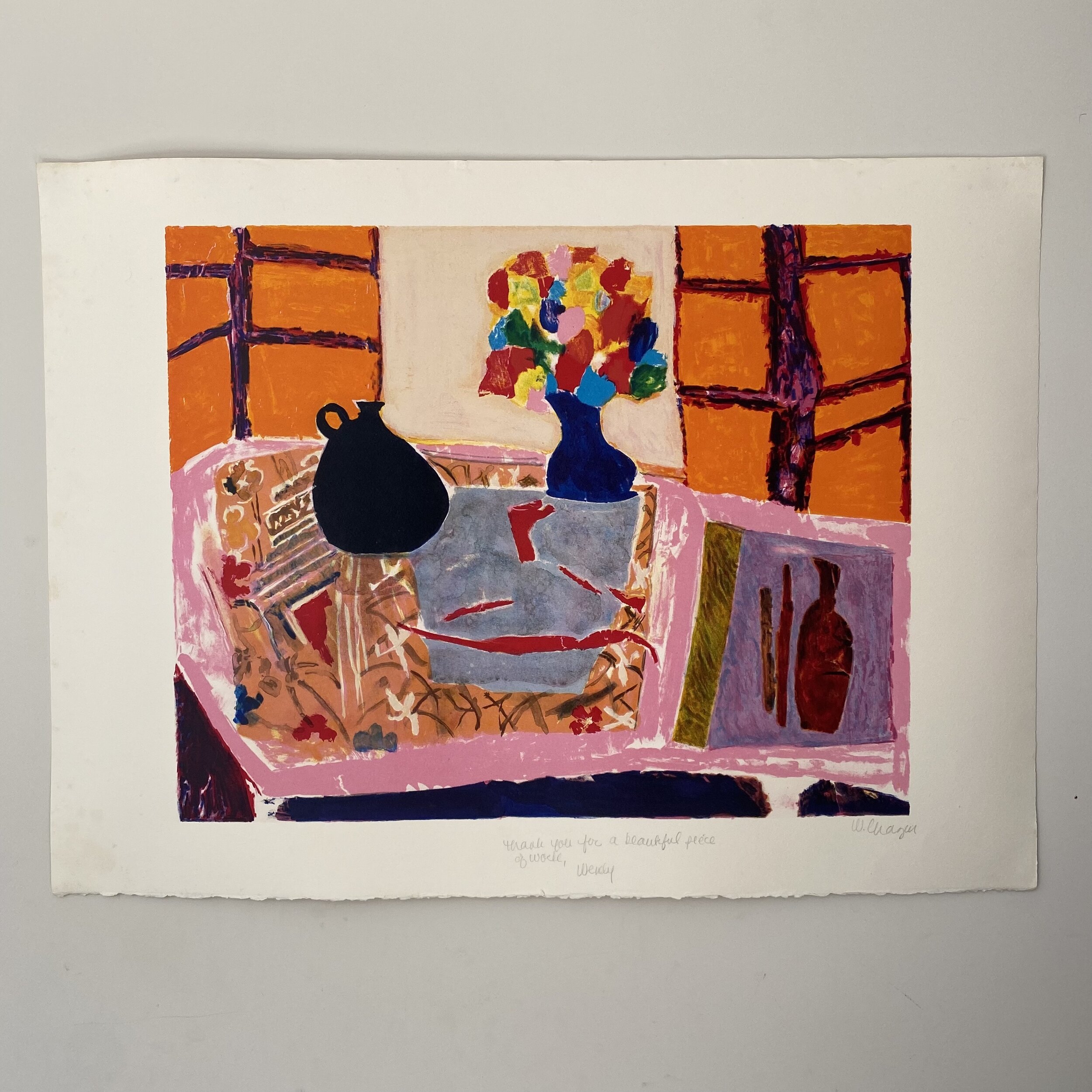 Wendy Chazin lithograph