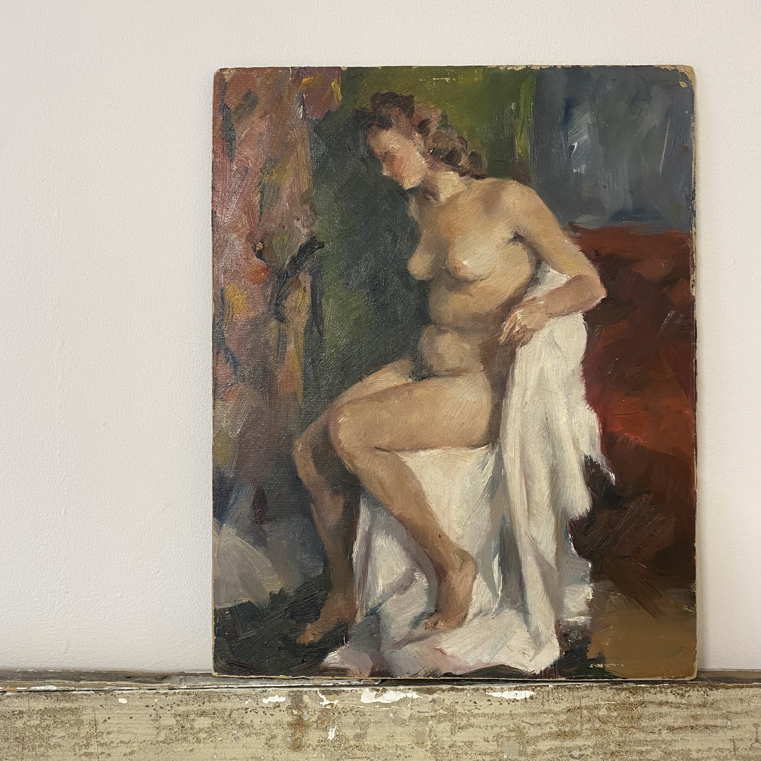 Seated woman