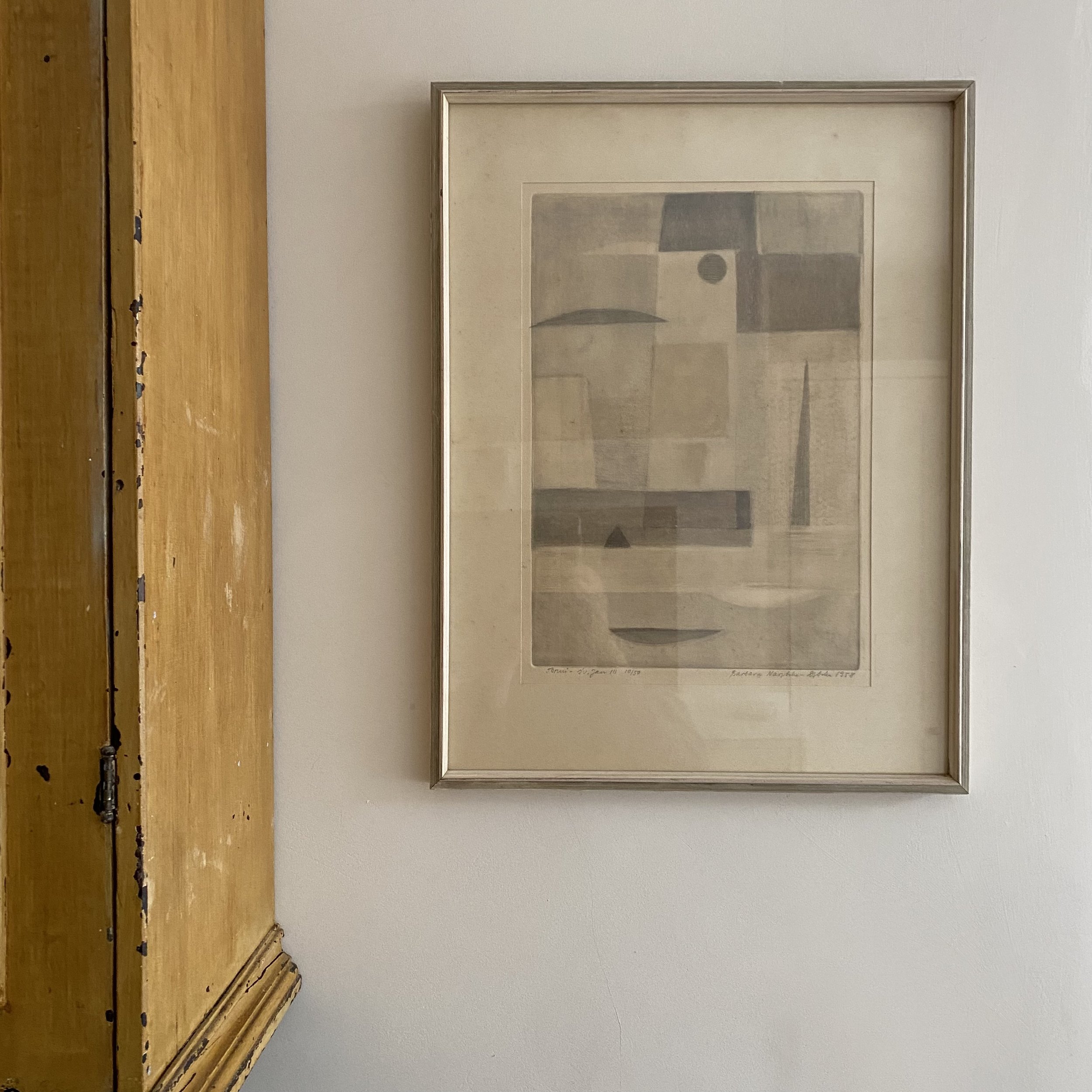 Abstract lithograph 1958