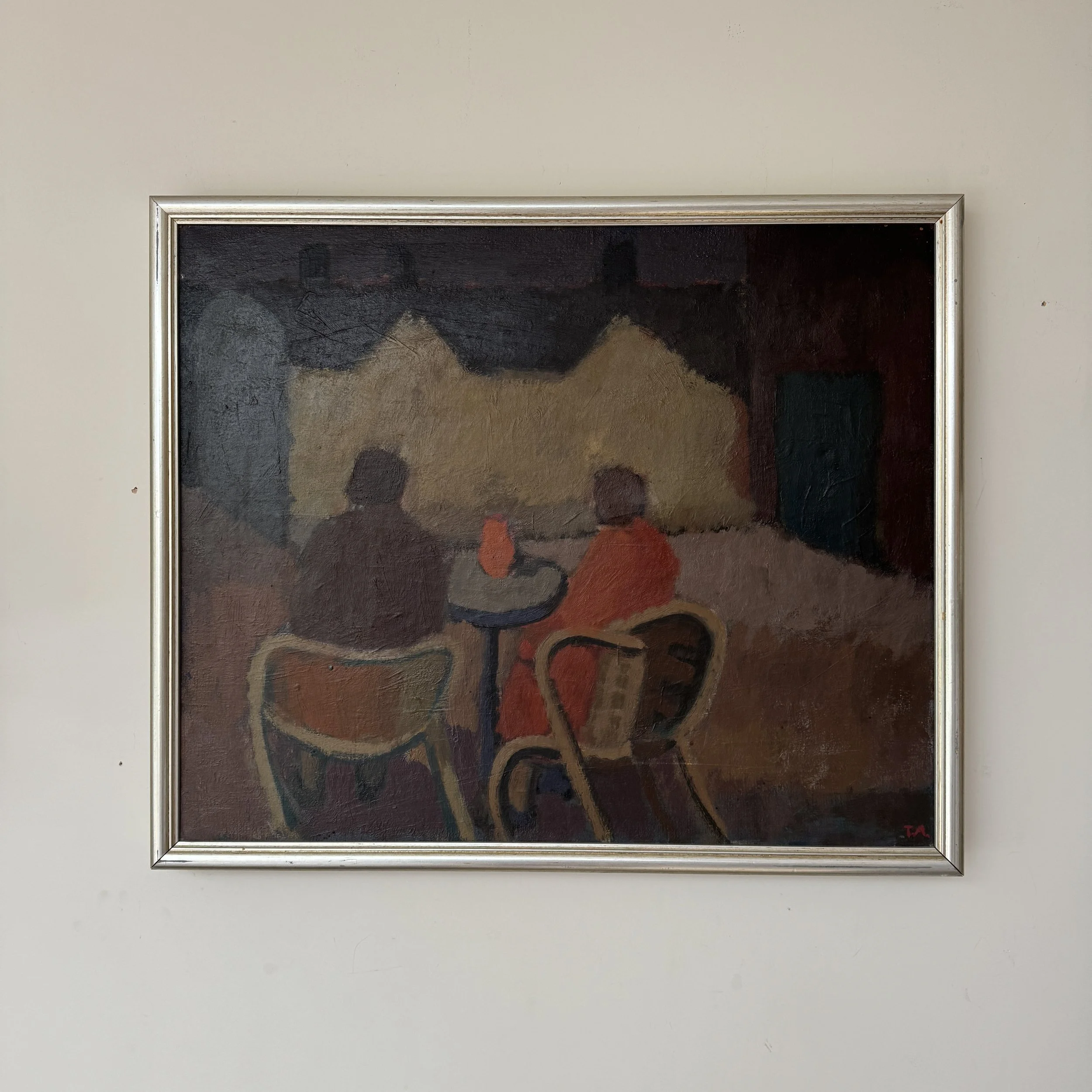 Two seated women