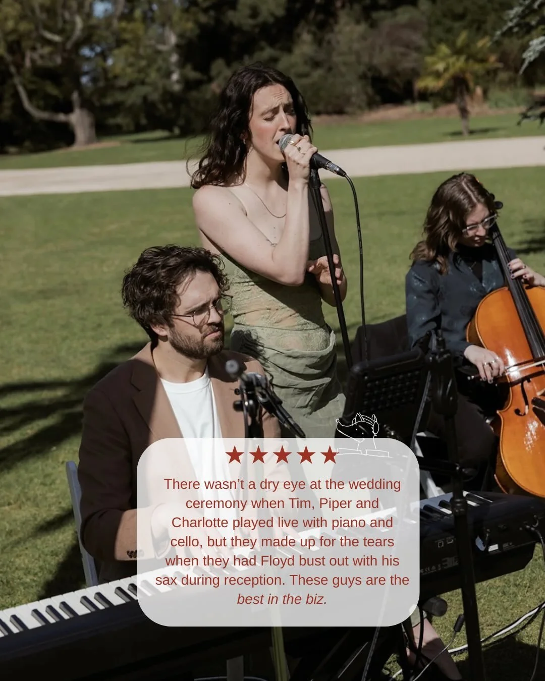 Emer and George&rsquo;s wedding was a special one 🤍
 Our piano, cello, and vocal trio set the tone for a magical ceremony. We are so grateful to play a role in such special moments for our couples.

Find out more about our trio pairings via our webs