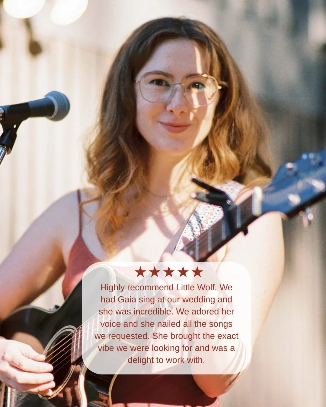 Want to book Gaia? Her 2026/27 key dates are filling up already. Thanks Claire &amp; Will for the lovely words &hearts;️

#acoustic #singer #livemusic #weddingsinger #acousticmusician #wedding #weddingtok #bridetobe #2026bride #2027bride #marriage