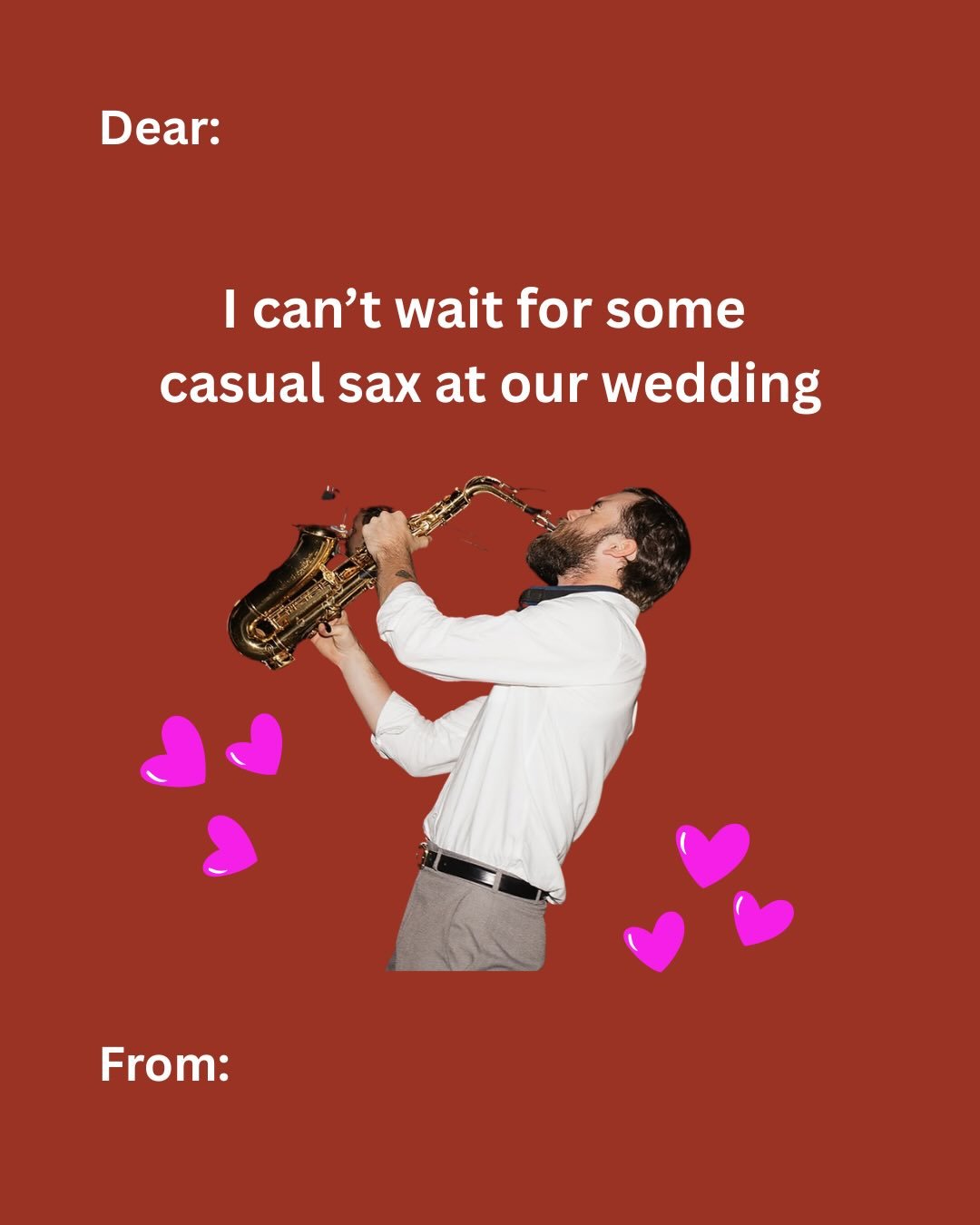 Be our valentine? If you still haven&rsquo;t locked in live music for your ceremony...send this to your partner 🌹

#valentines #valentinesday #wedding #funny #weddings