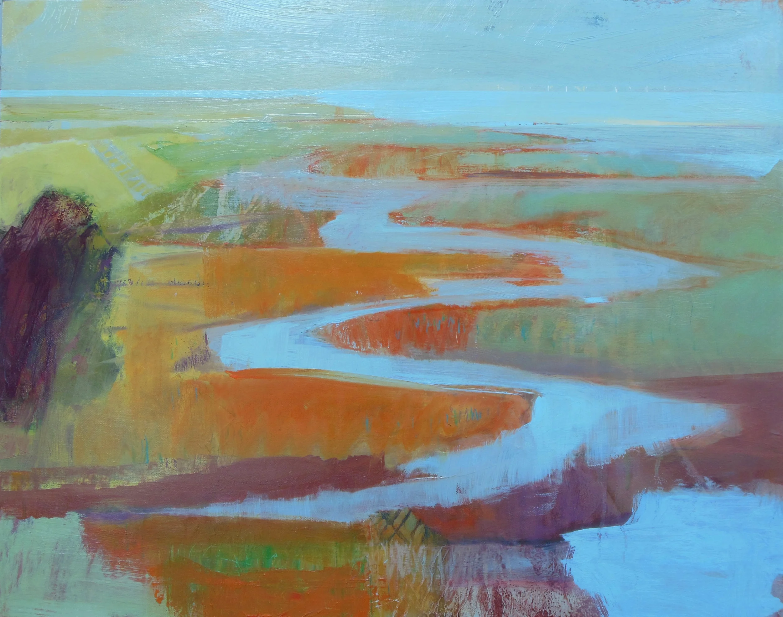 Fragile Habitats, Saltings-High Tide