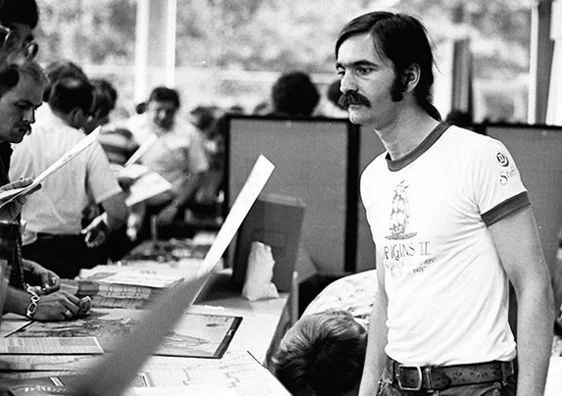Jack Greene at Origins 1976. Copyright Rodger B. MacGowan.