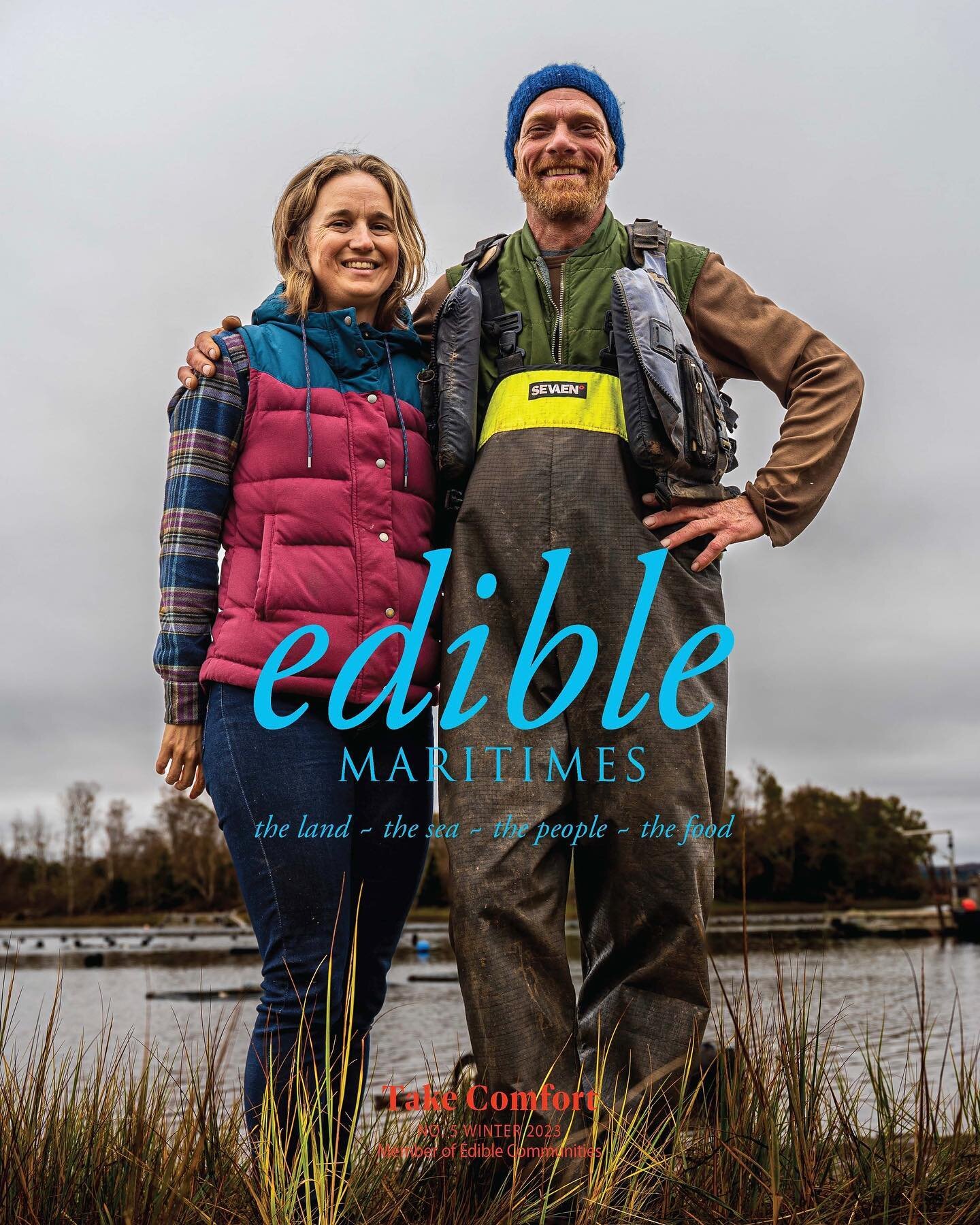 Edible Maritimes winter issue 🦪

Subscribe now at edibleMaritimes.ca