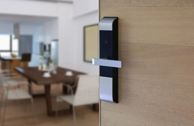 Smart electronic door lock providing secure keyless entry for a home in Greenville, SC