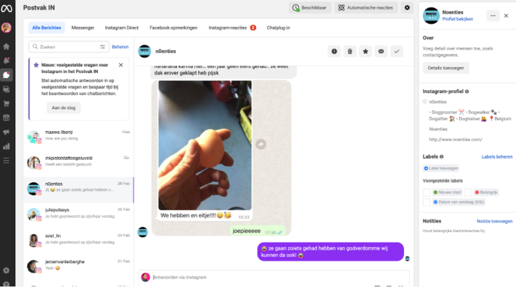 Meta Business Suite - I Am Jenny