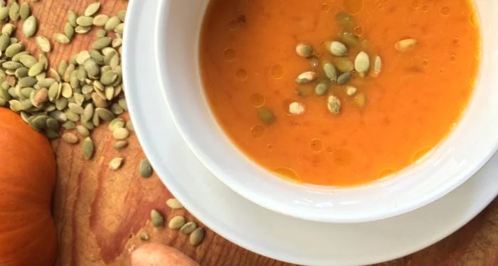 Sweet Potato Soup w/ Pepitas
