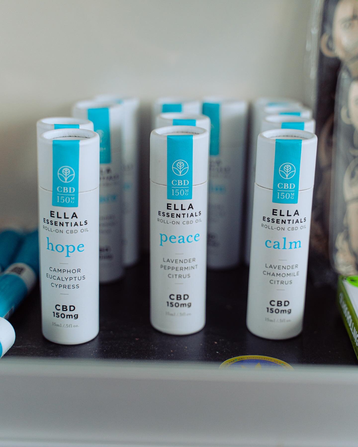 We&rsquo;ve got topicals for days! Whether you need to relax, relieve, or energize yourself - let the power of CBD and @ella.essentials assist you. 😌 

Applying CBD directly to this skin is also known for relieving pain, reducing inflammation &amp; 