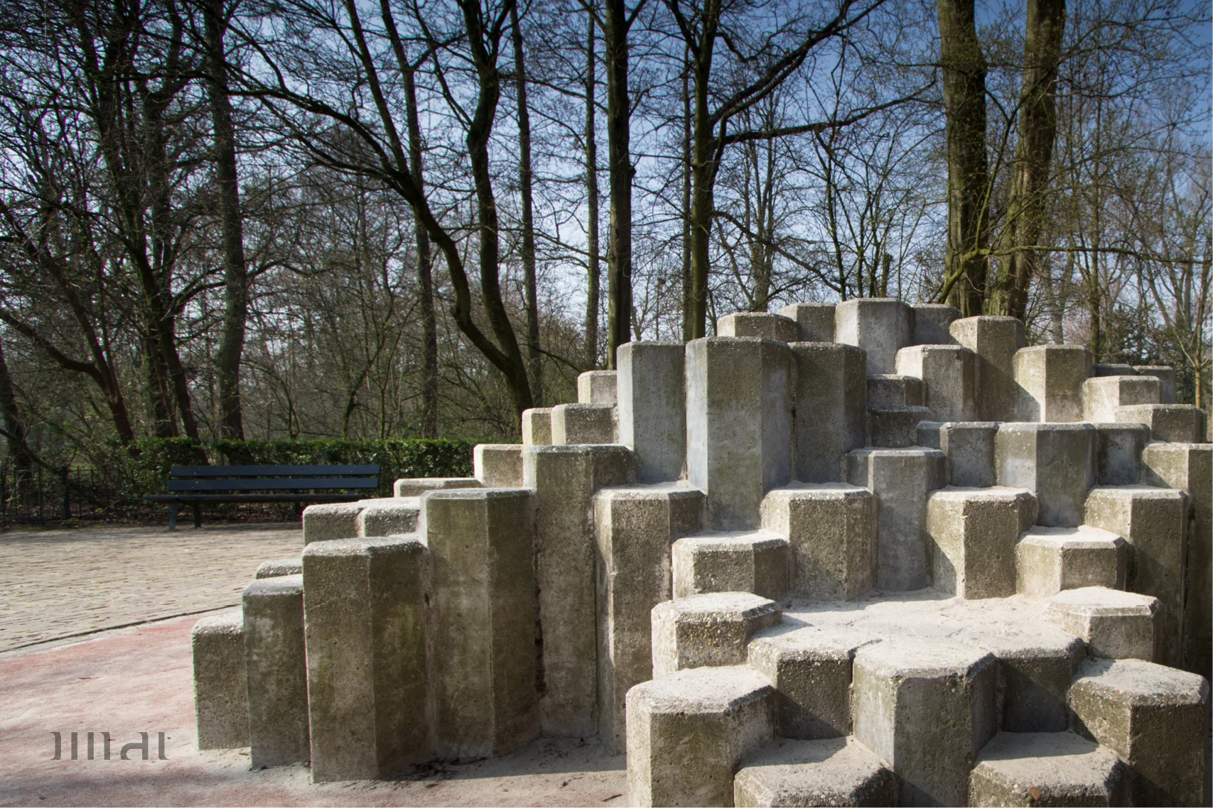 van eyck hexagonal climbing vondelpark