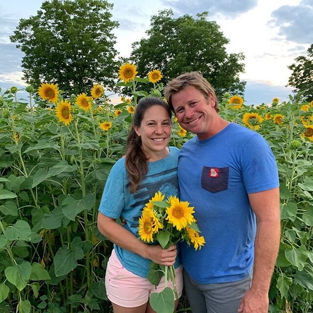 My sweet husband planted a few sunflowers for me ❤️
