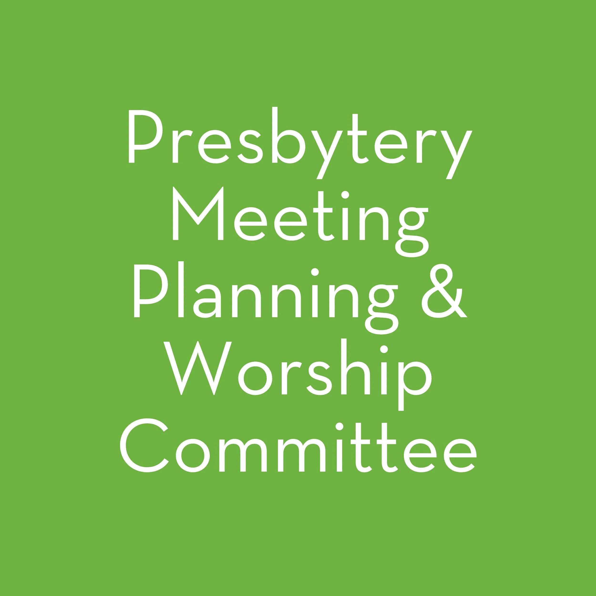 Committees & Commissions — Presbytery of Greater Atlanta