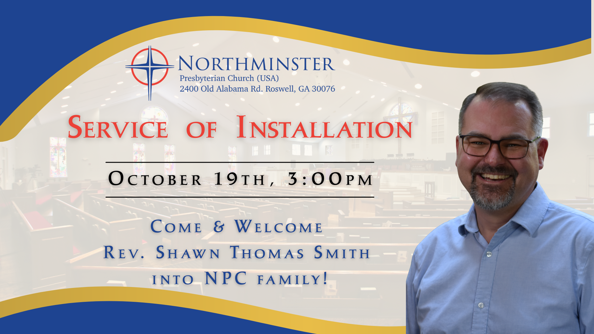 Installation of Shawn Thomas Smith