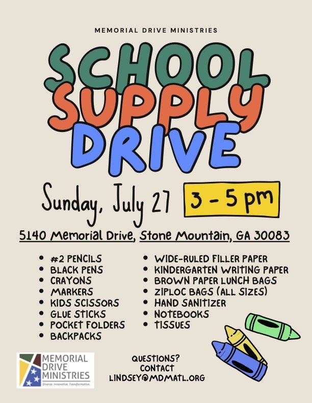 MDM School Supply Drive