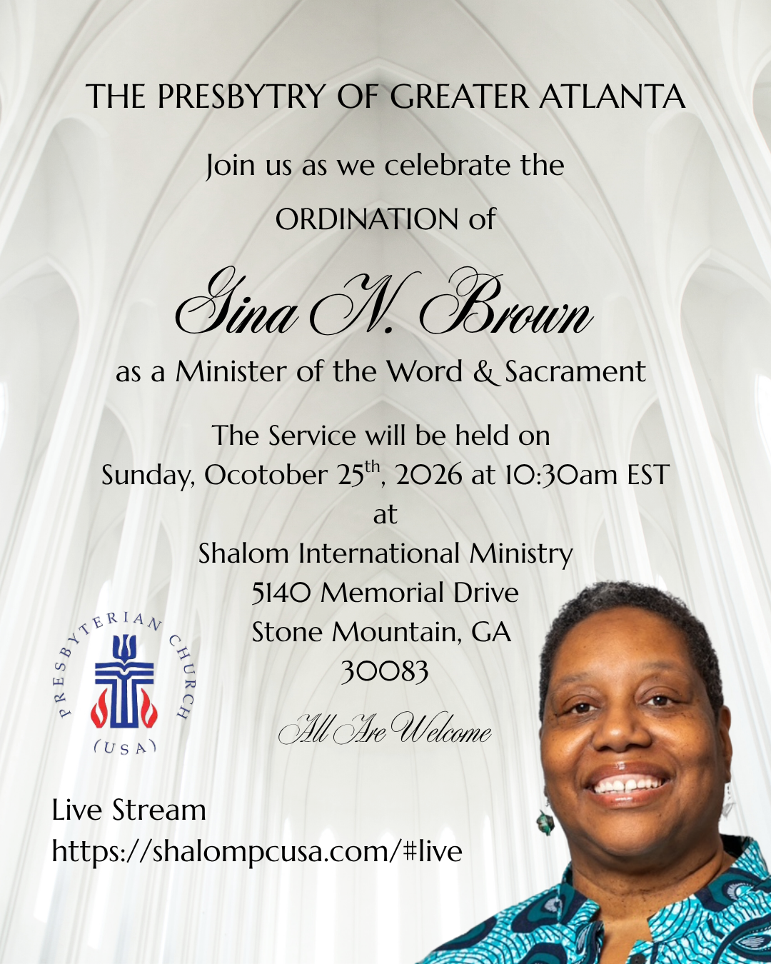 Ordination of Gina Brown