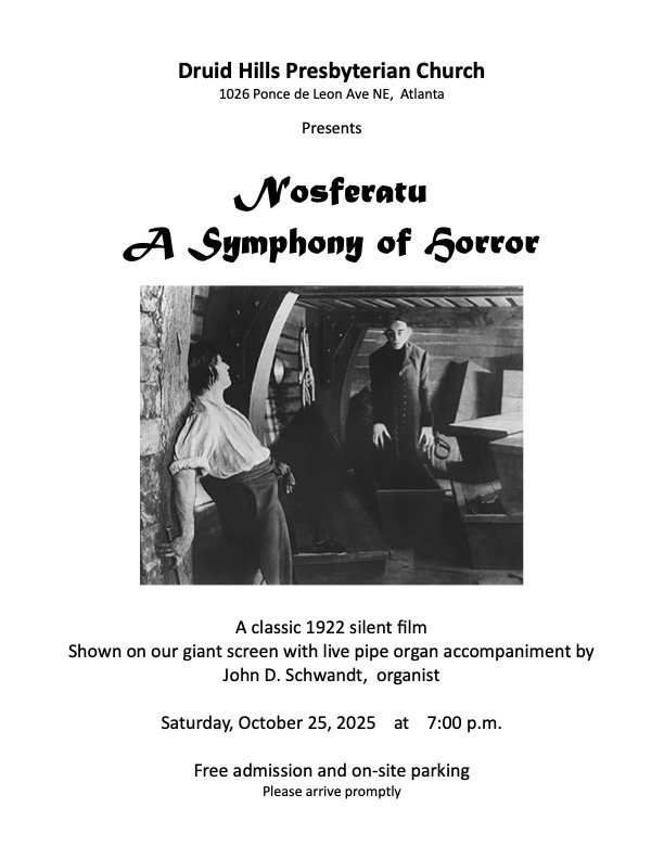 Nosferatu: A Symphony of Horror (Silent film + Live Organ)