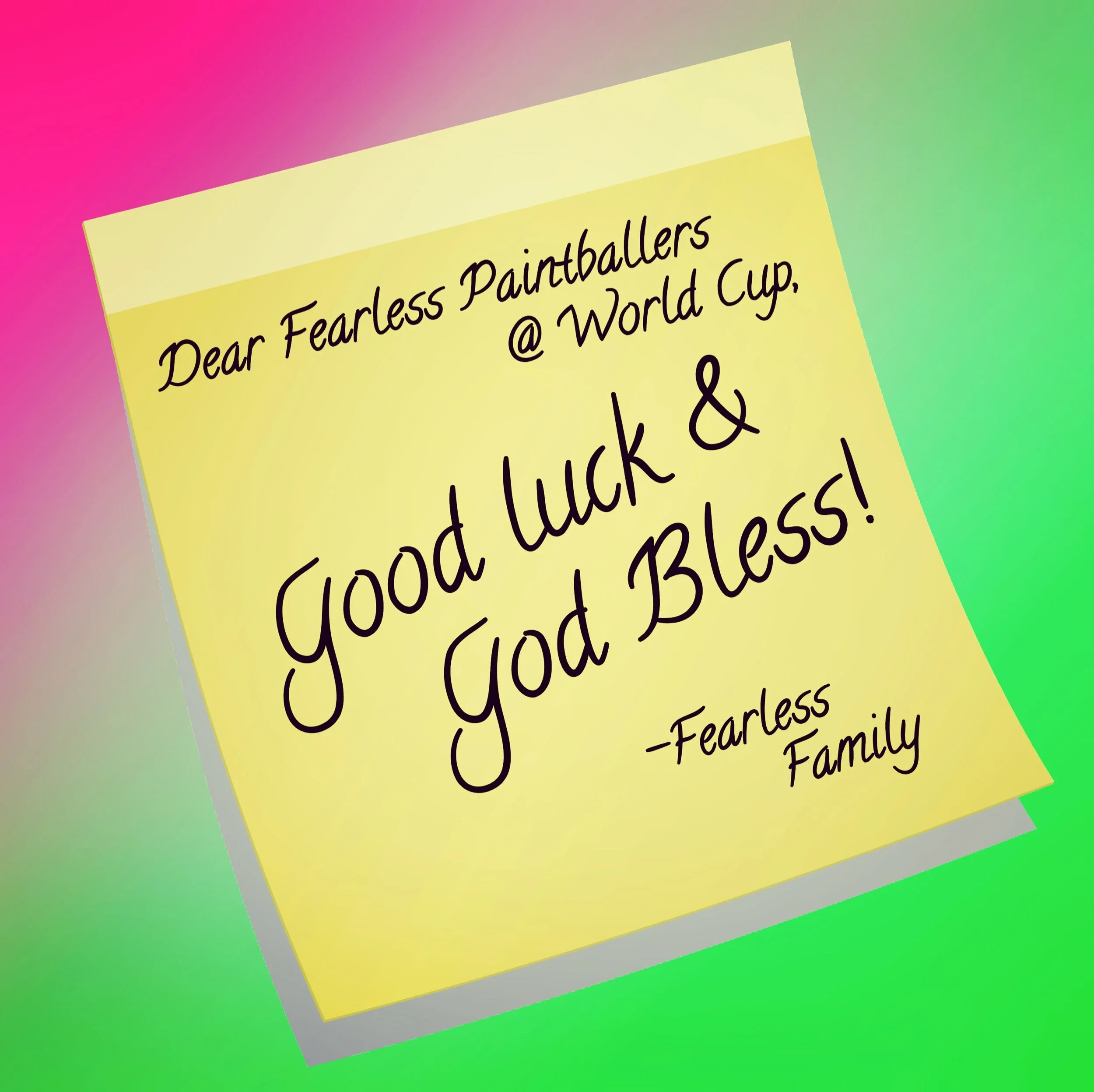 Paintball World Cup Prayer