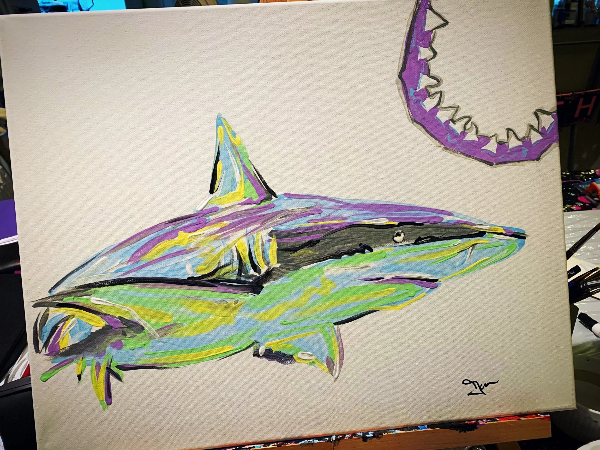 Shark Painting