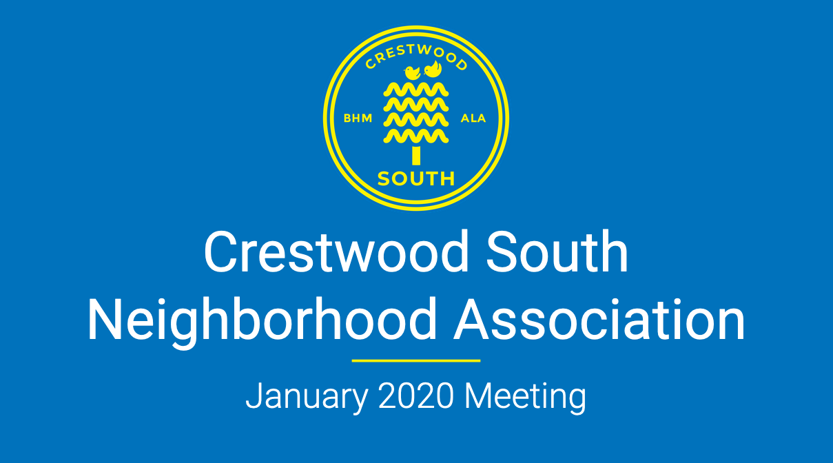 Meeting Minutes for January 2020