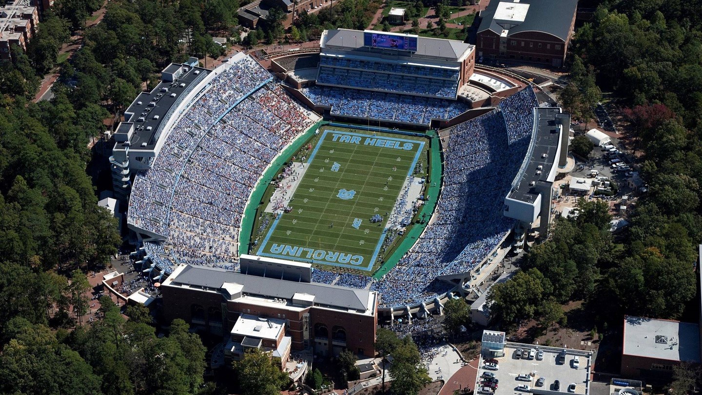 Kenan Memorial Stadium on the UNC-CH campus