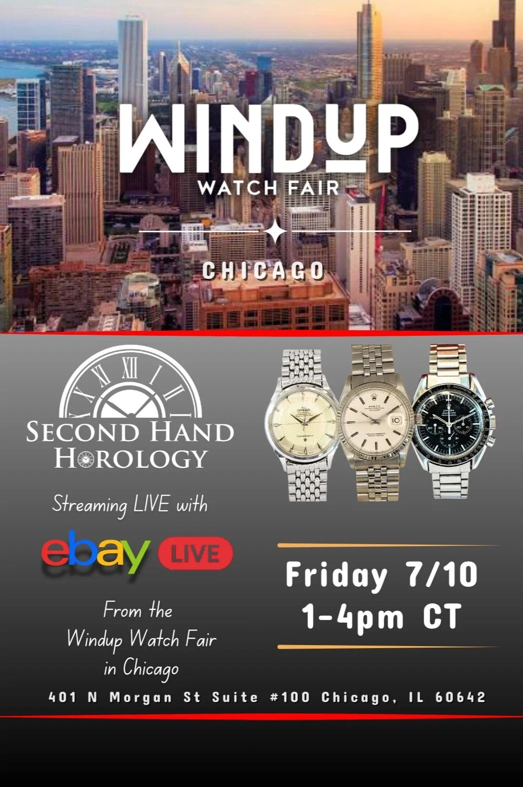 LIVE from Windup Watch Fair Chicago – $1 Starts